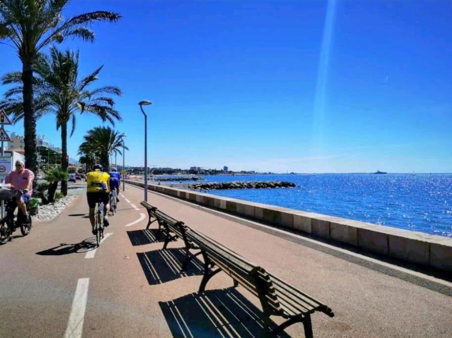 Cocon Marin 4 Studio Proche Mer Parking Wifi Cagnes-sur-Mer Exterior photo